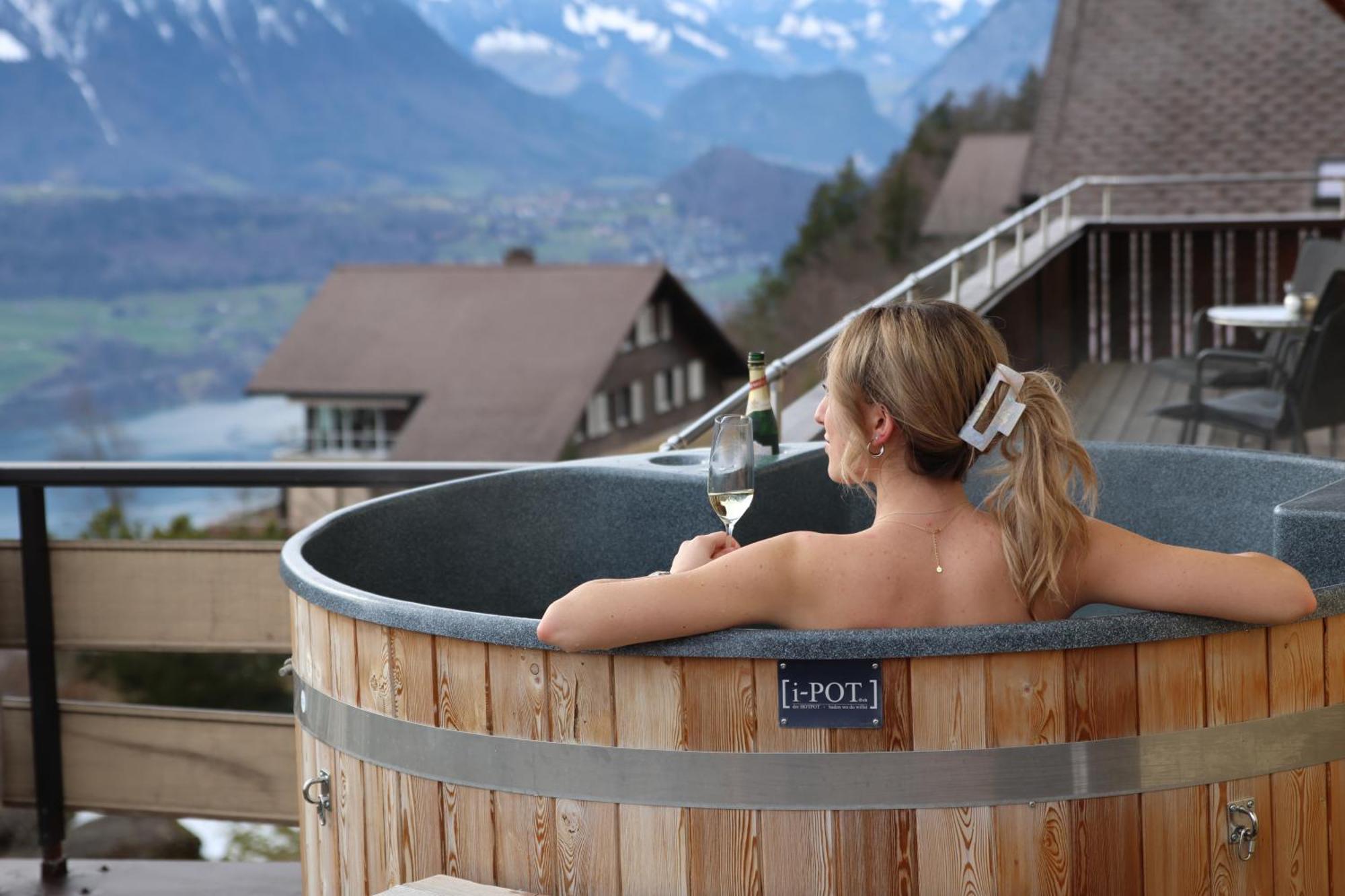Hotel Zeit & Traum Privat Spa Беатенберг Экстерьер фото